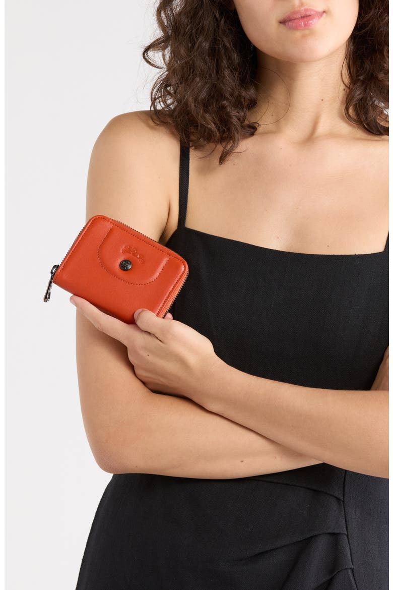 LC3D Zip Card Case, Alternate, color, RUST