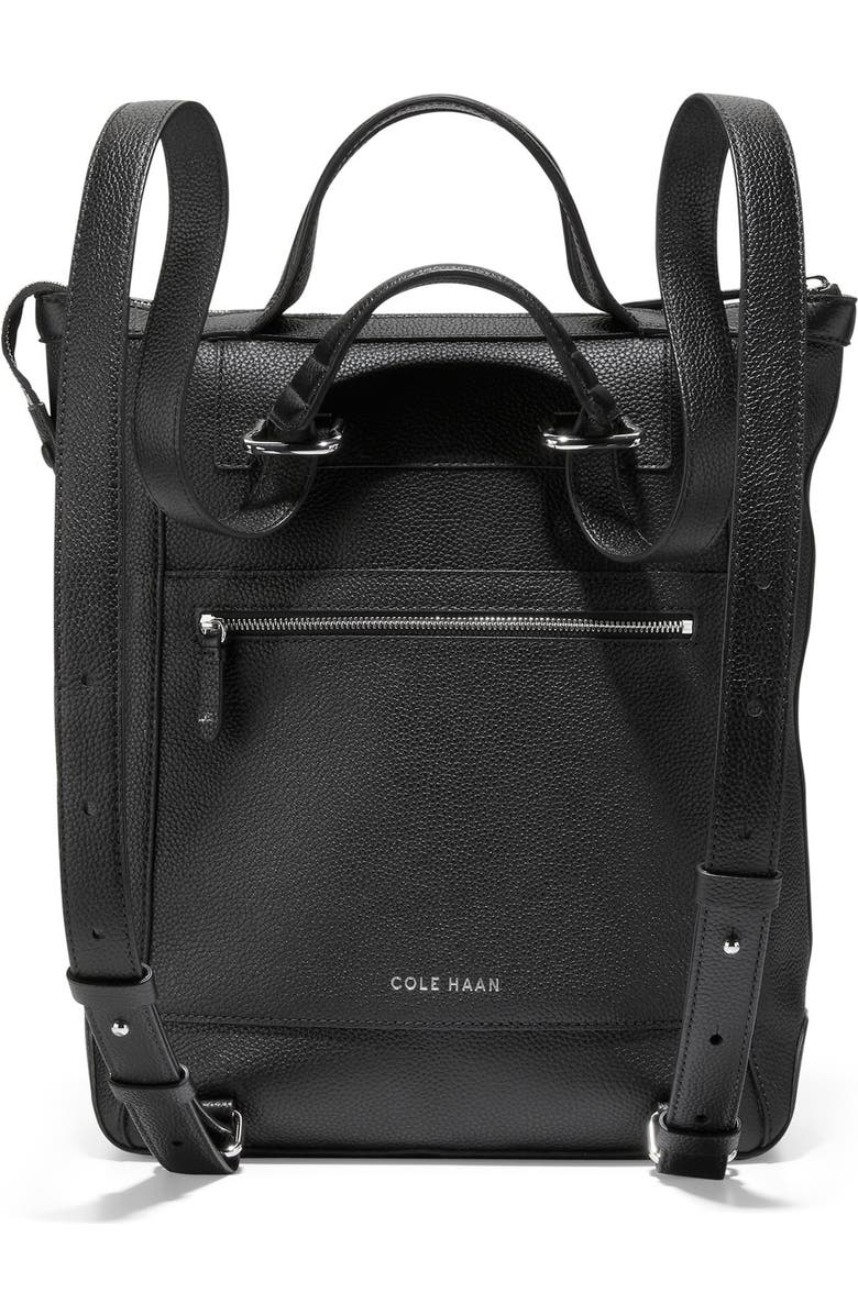 Cole Haan Small Grand Ambition Leather Convertible Luxe Backpack, Alternate, color,