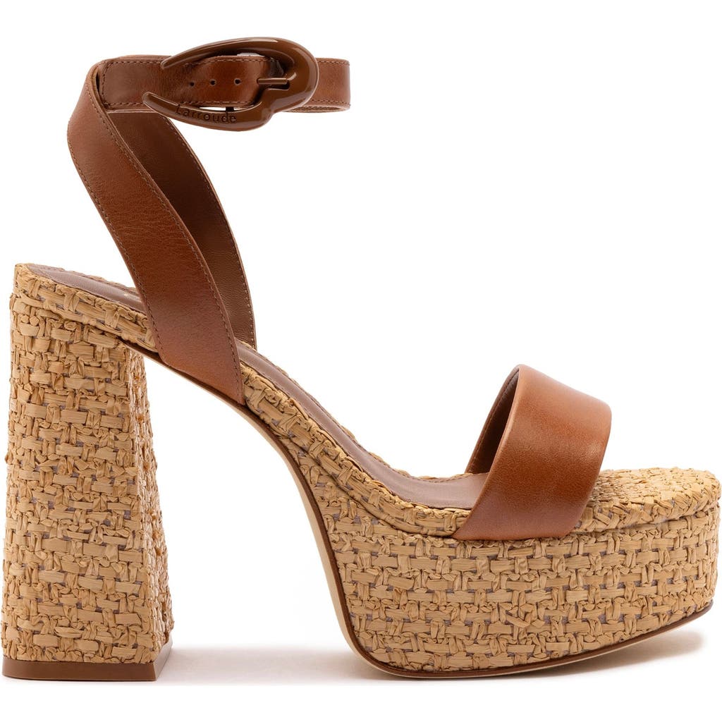 Larroude Larroudé Dolly Verona Sandal In Brown