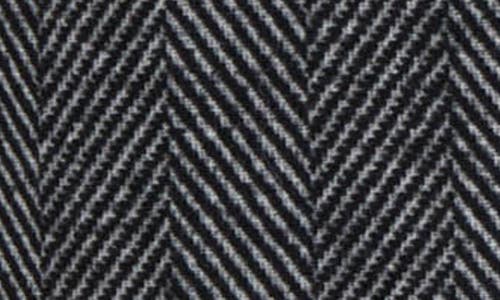 Nvlt Chevron Double Breasted Coat In Gray