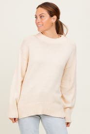 PinkBlush Drop Shoulder Oversized Sweater