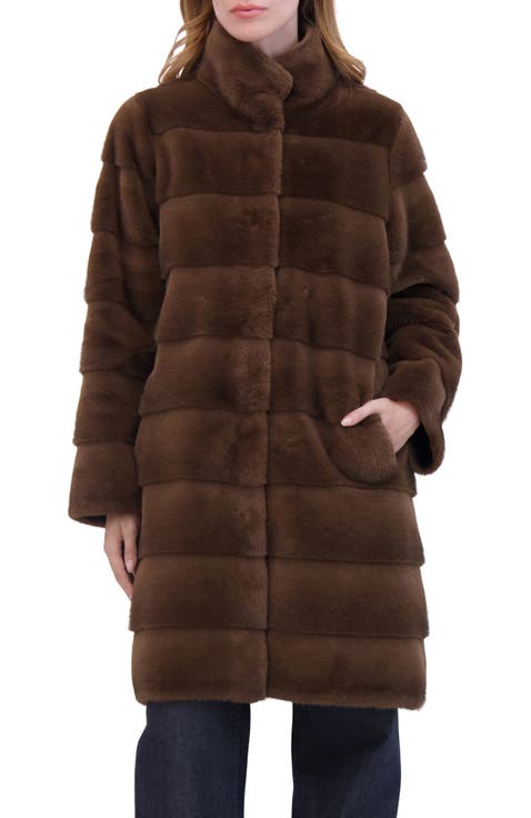 Fur-Free Mink (Faux Fur) Reversible Short Coat