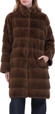 Lyla Grant Fur-Free Mink (Faux Fur) Reversible Short Coat