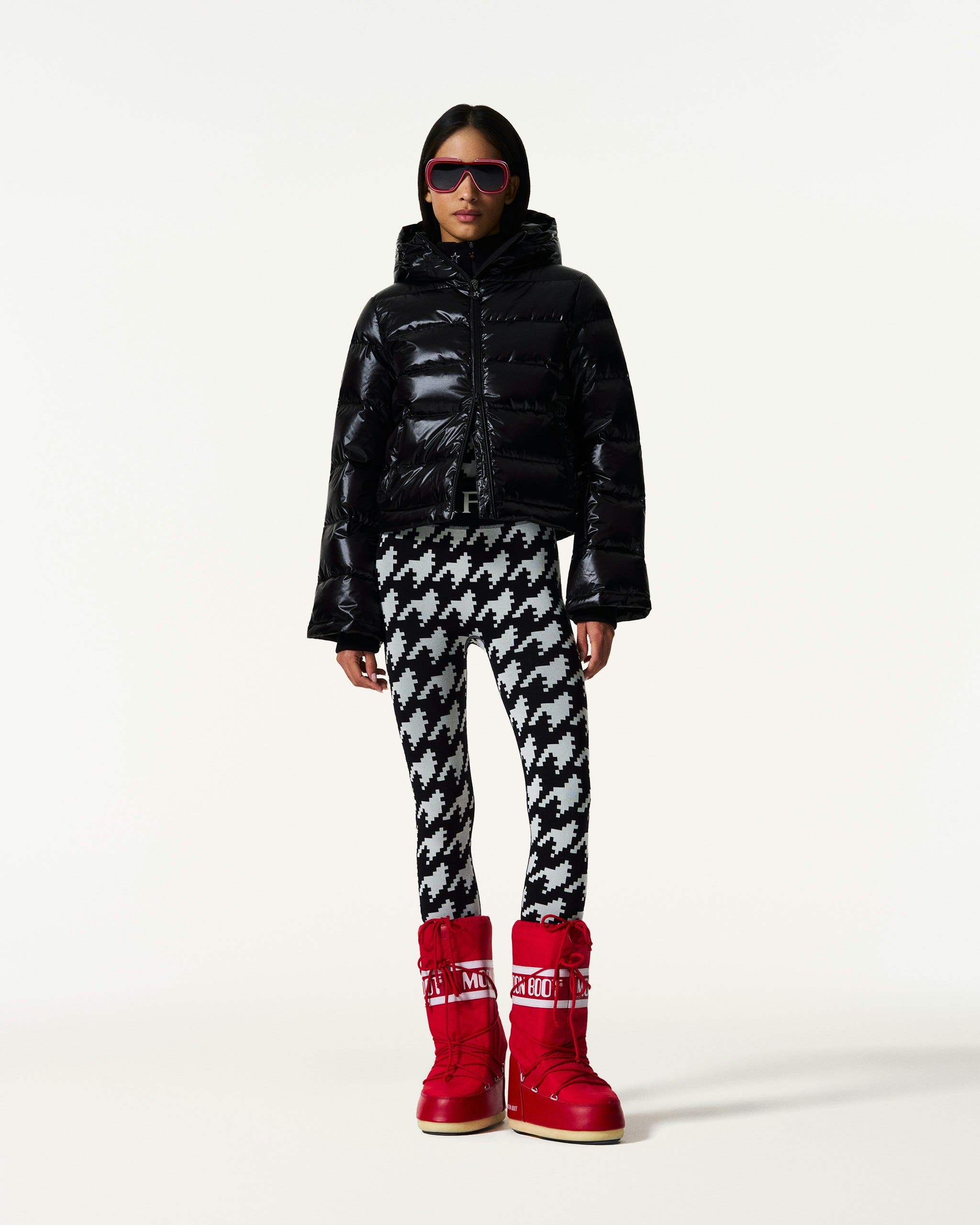 Perfect Moment Metallic Polar Flare Down Jacket (Women) | Nordstrom