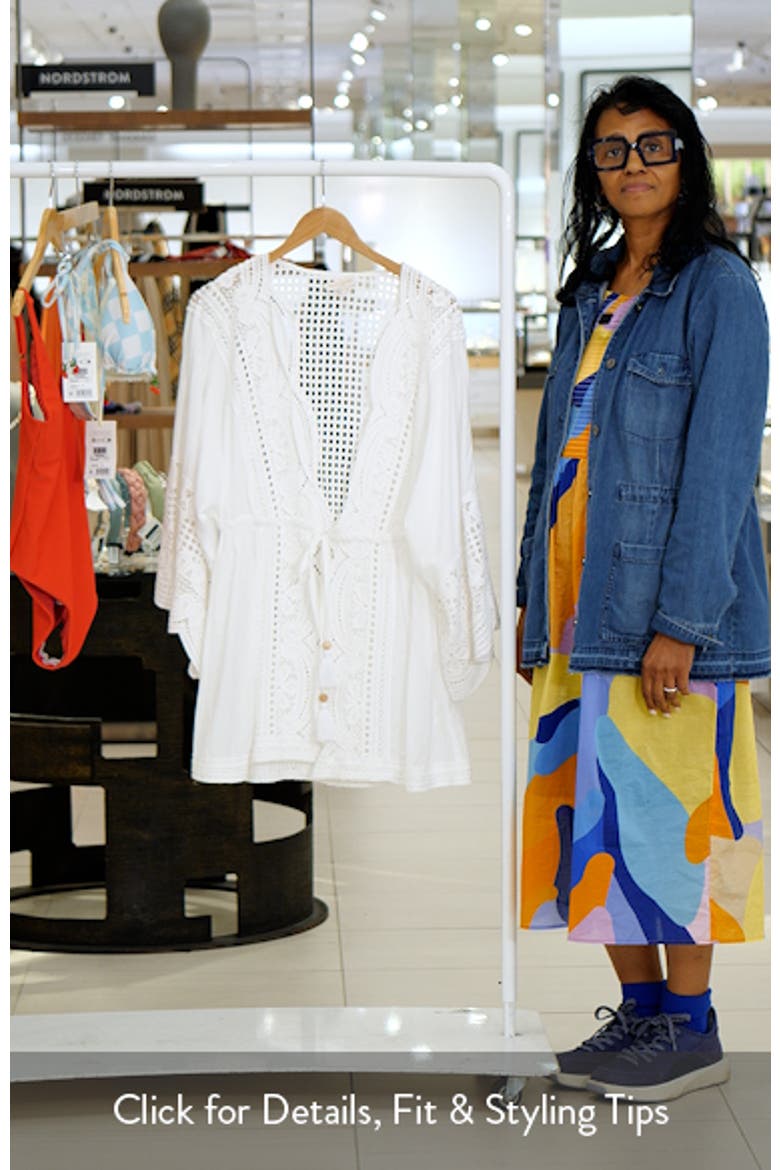 Leilanni Embroidered Cover-Up Dress video