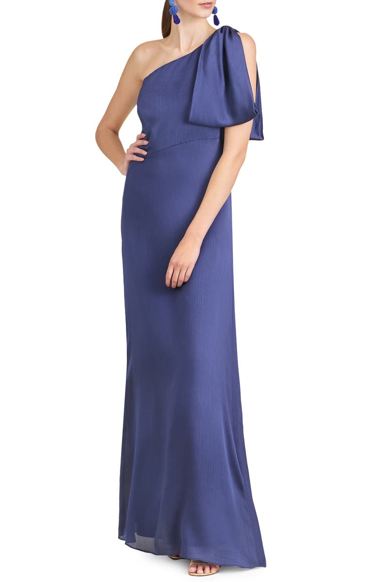 Sachin & Babi Chelsea One-Shoulder Gown, Main, color, 