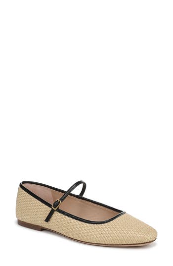 Veronica Beard Ellie Mary Jane Flat In Black
