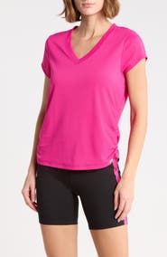 DKNY Ruched Tech T-Shirt