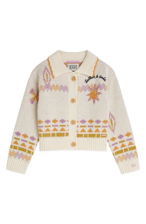 Kids' Dropped Shoulder Cardigan