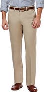 HAGGAR Premium No Iron Khaki Straight Fit Pant