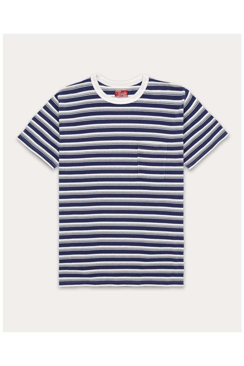 Yakut Striped T-shirt, Main, color, Light Blue