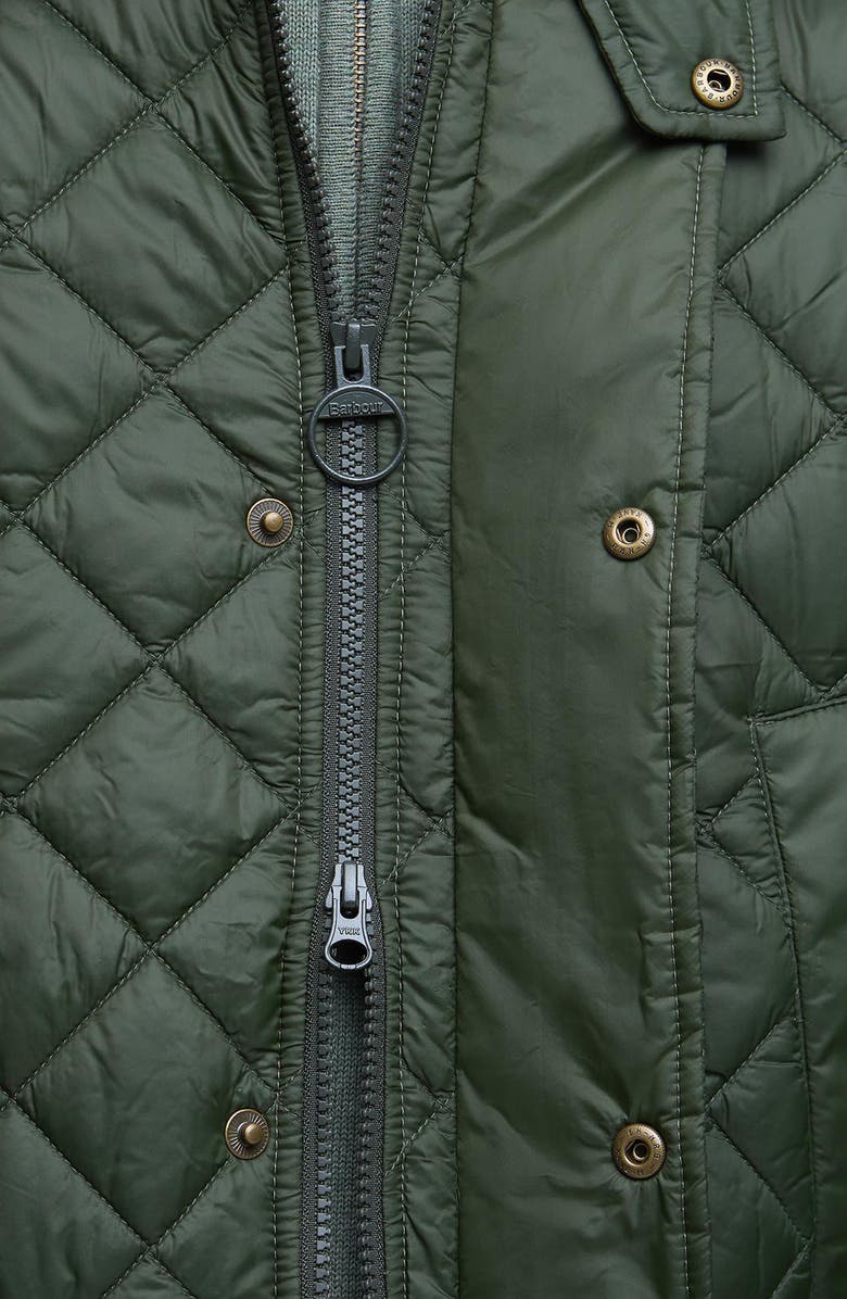 Barbour Bedale Quilted Barn Jacket, Alternate, color, Sage