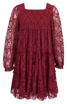 Kids' Lace Tiered Dress