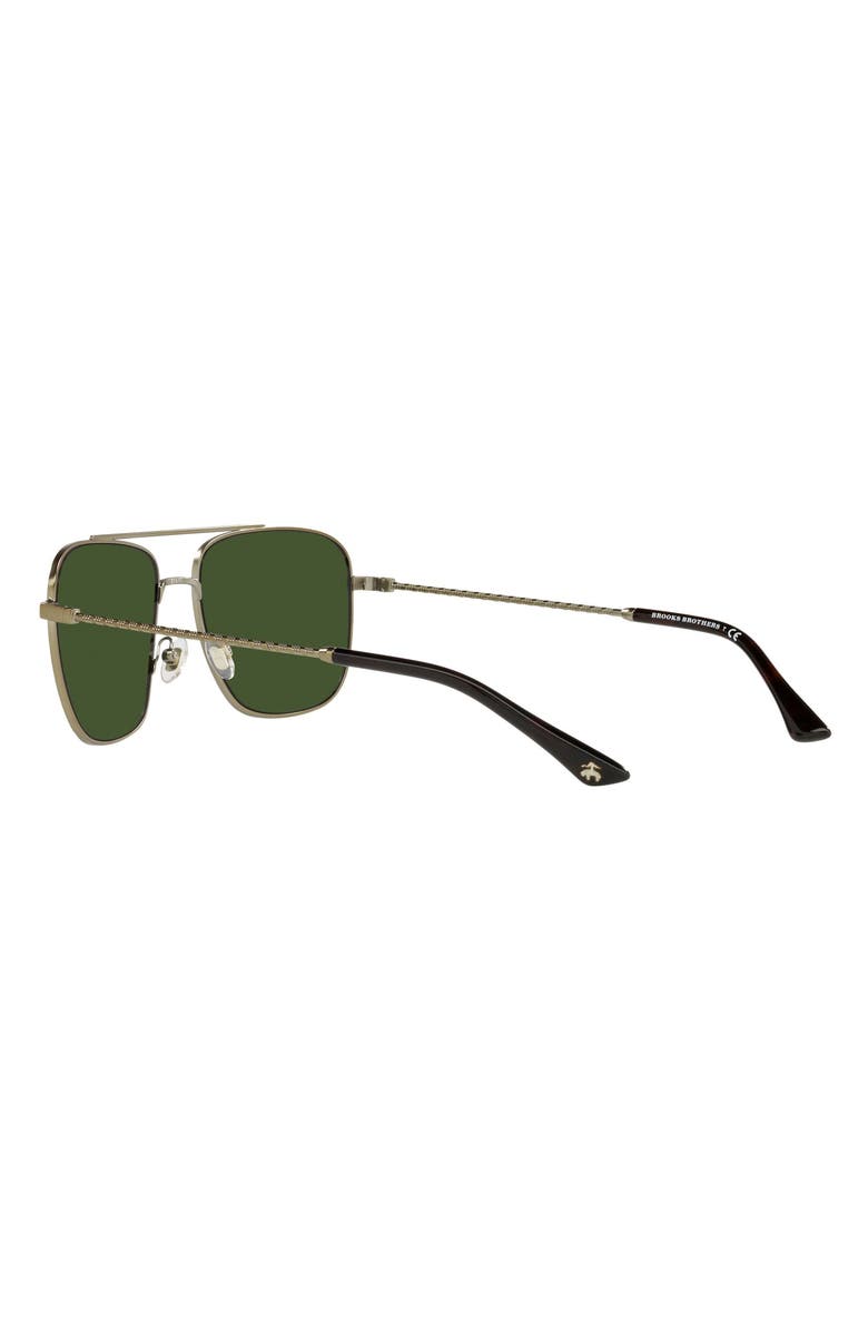 Brooks Brothers 57mm Square Sunglasses, Alternate, color,