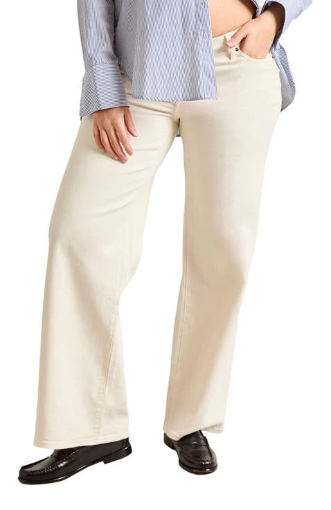 The Relaxed Wide Leg Maternity Jean