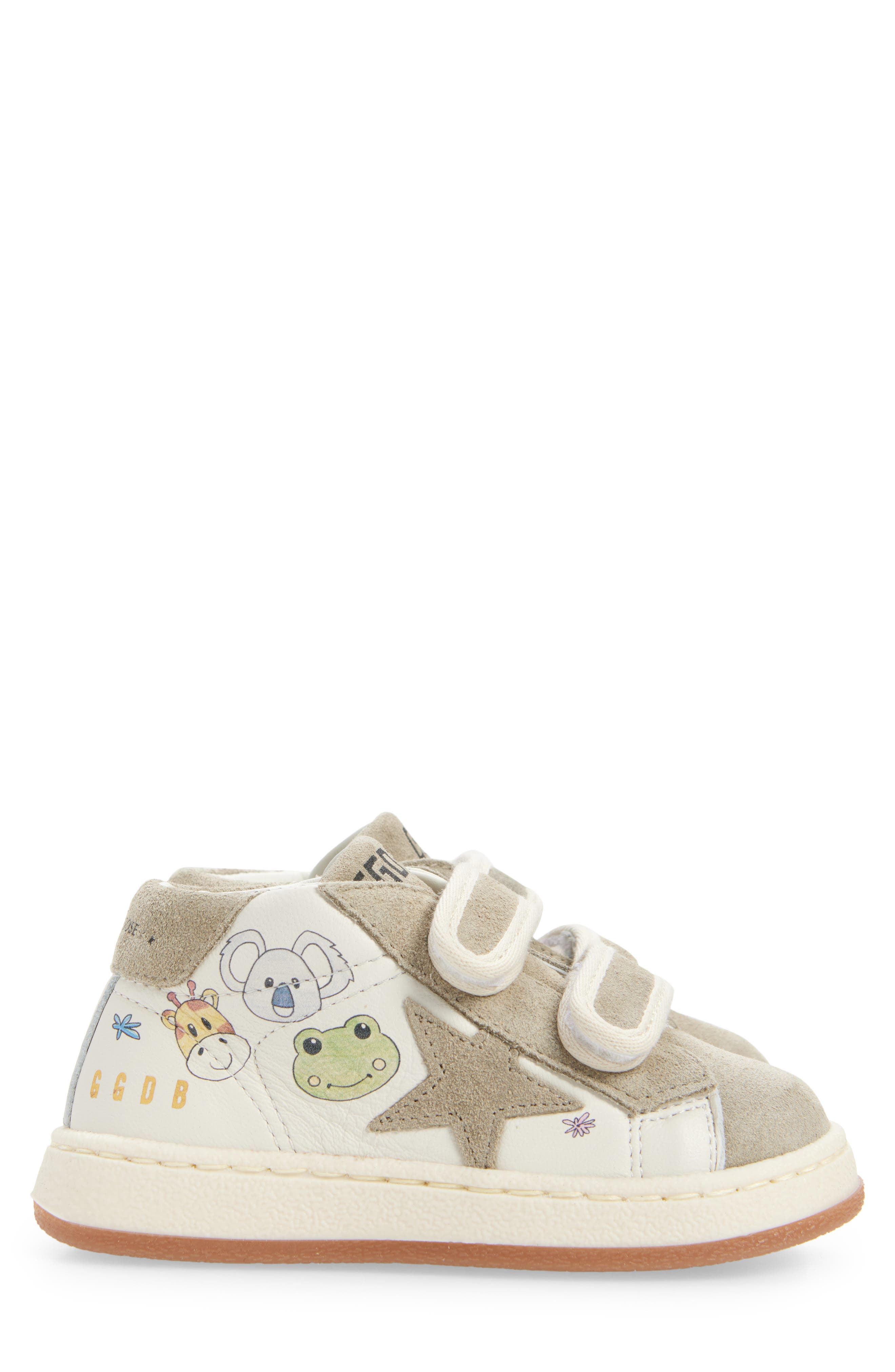 Golden Goose Kids' June Star Mid Top Sneaker, Alternate, color, 