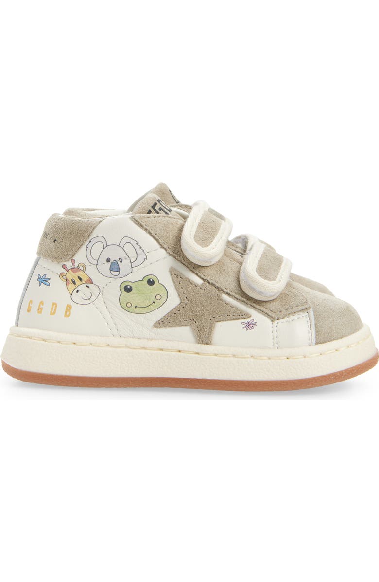 Golden Goose Kids' June Star Mid Top Sneaker, Alternate, color,