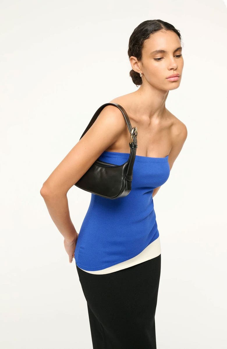 STAUD Owen Leather Shoulder Bag, Alternate, color,