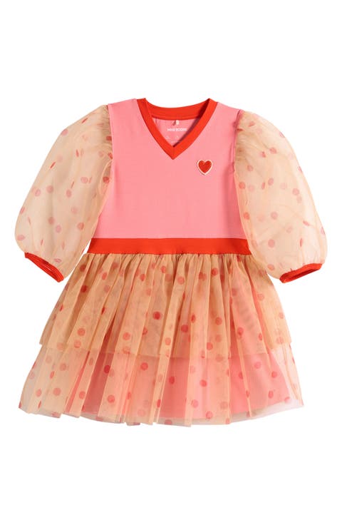 Kids' Polka Dot Tulle Party Dress (Toddler, Little Kid & Big Kid)