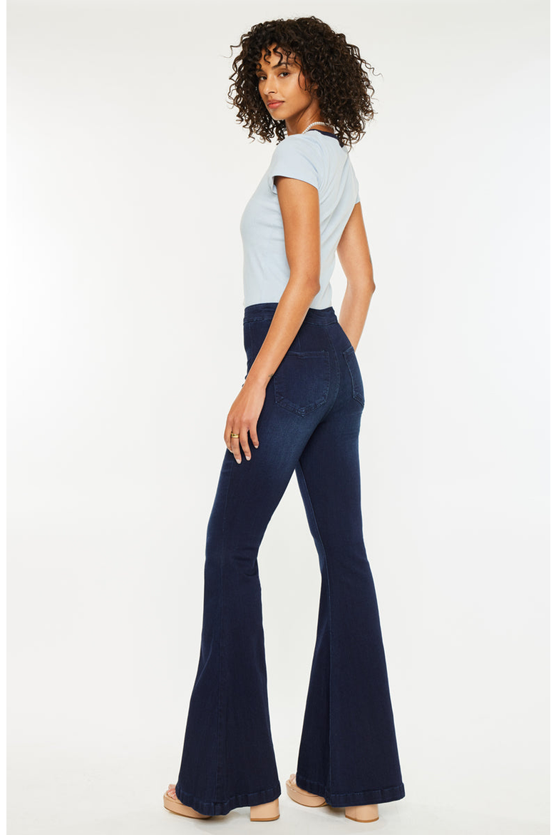 Jainey High Rise Flare Jeans, Alternate, color, Medium Blue