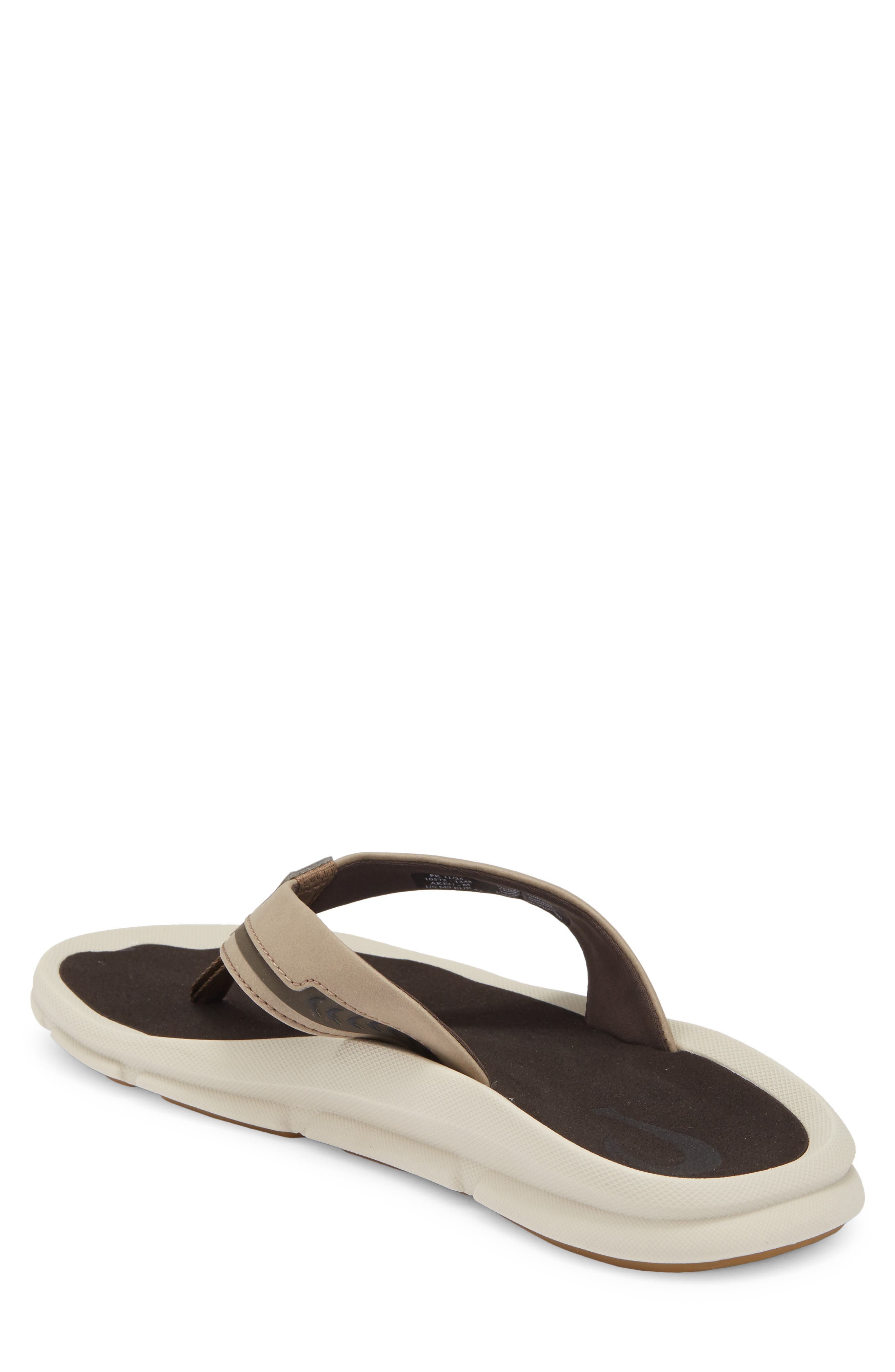 Akeu Flip Flop, Alternate, color, MUSTANG / DARK JAVA