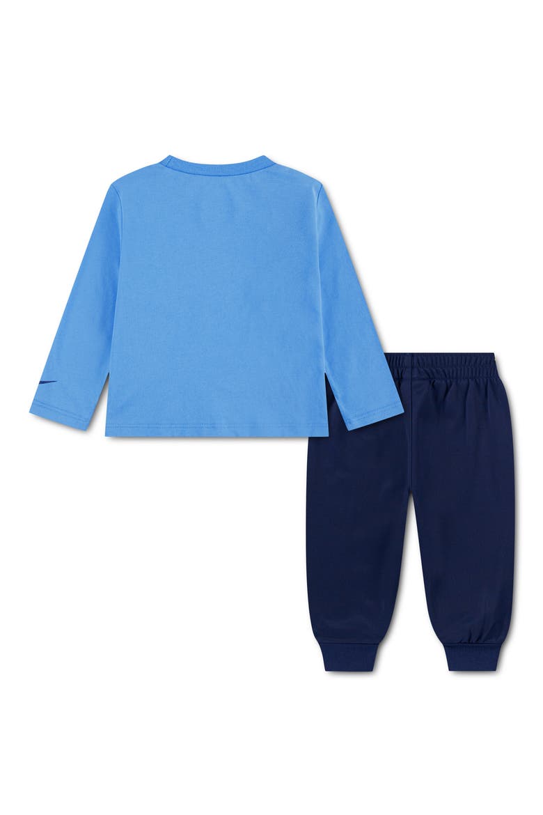 Kids' Swoosh Logo T-Shirt & Pants Set, Alternate, color, MIDNIGHT NAVY