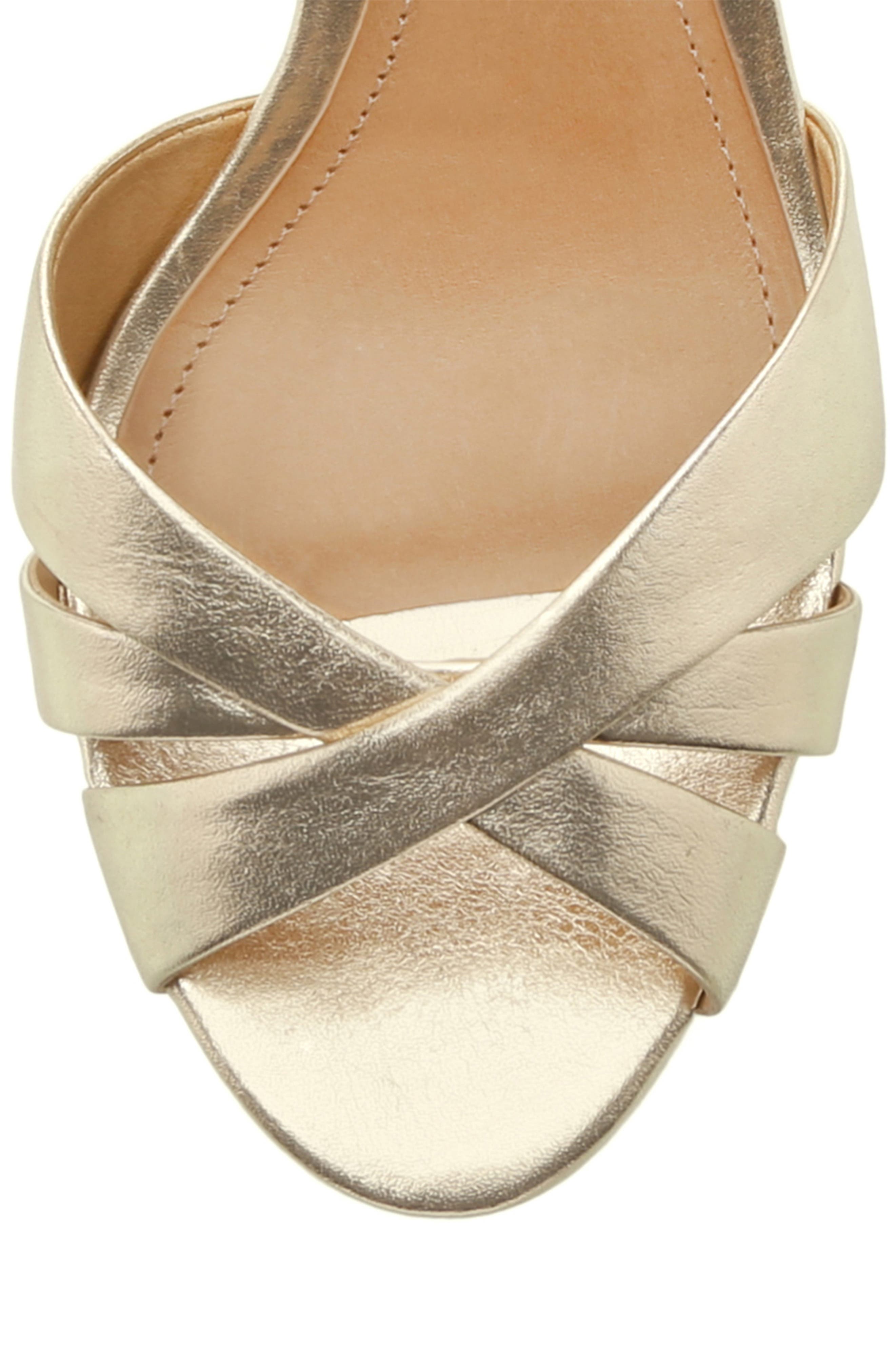 Keefa Platform Sandal, Alternate, color, PLATINA