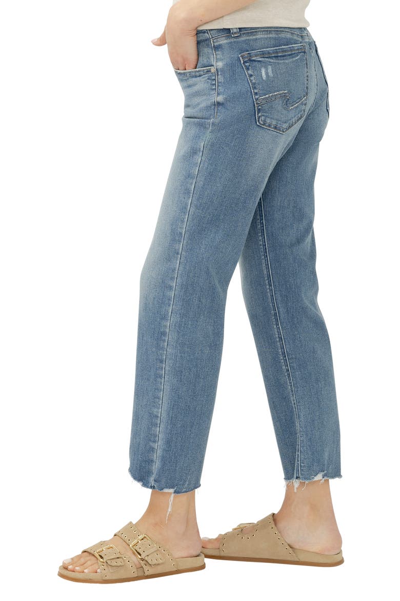 Chelsea Frayed Boyfriend Jeans, Alternate, color, KICKIN IT