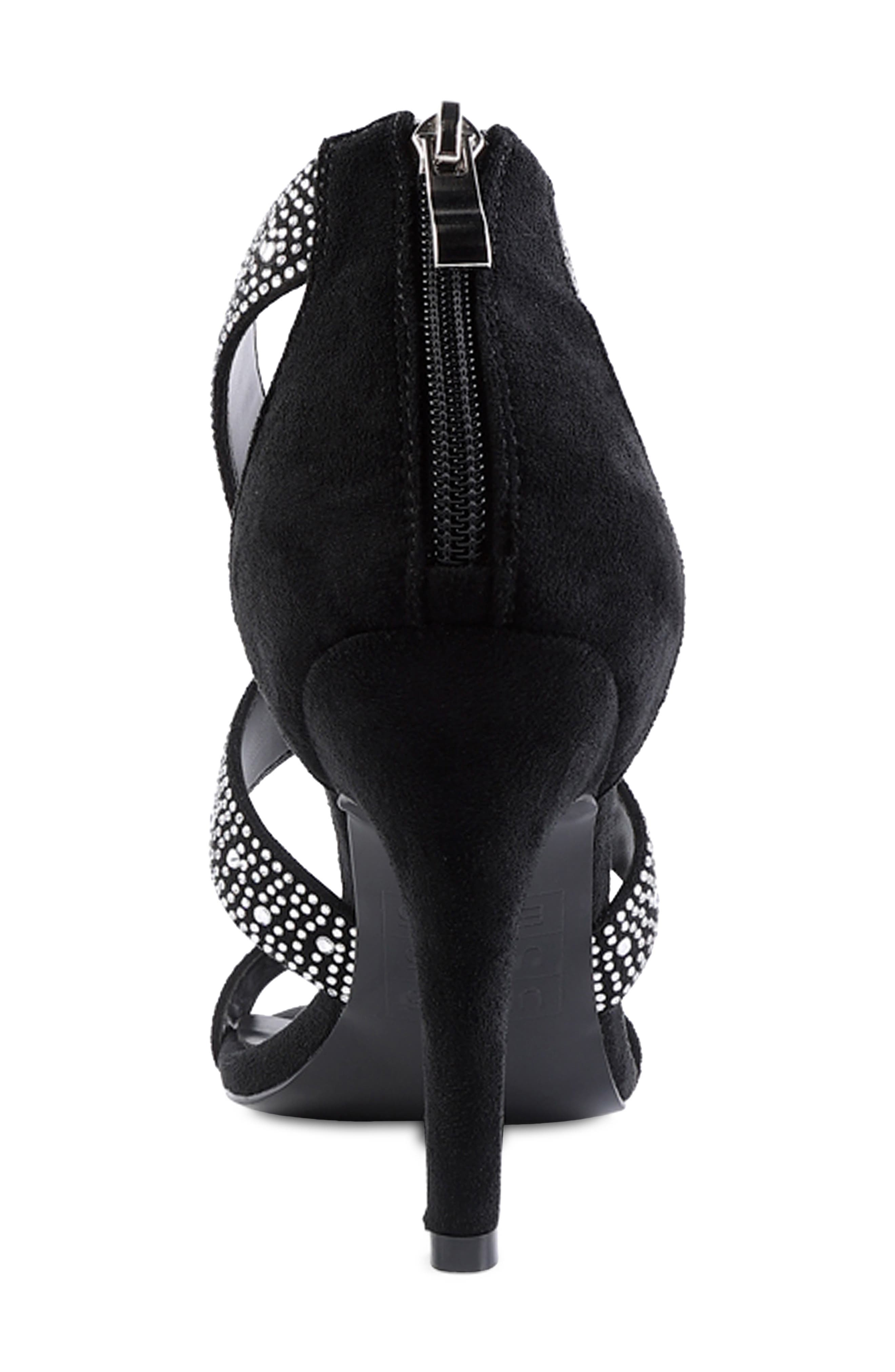 LONDON RAG Queen Bee Rhinestone Sandal, Alternate, color, 