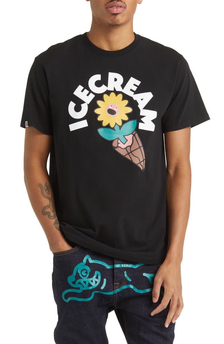 ICECREAM Floral Graphic Tee, Main, color, 