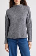 Frank & Eileen Monterey Stripe Cotton Funnel Neck Sweater