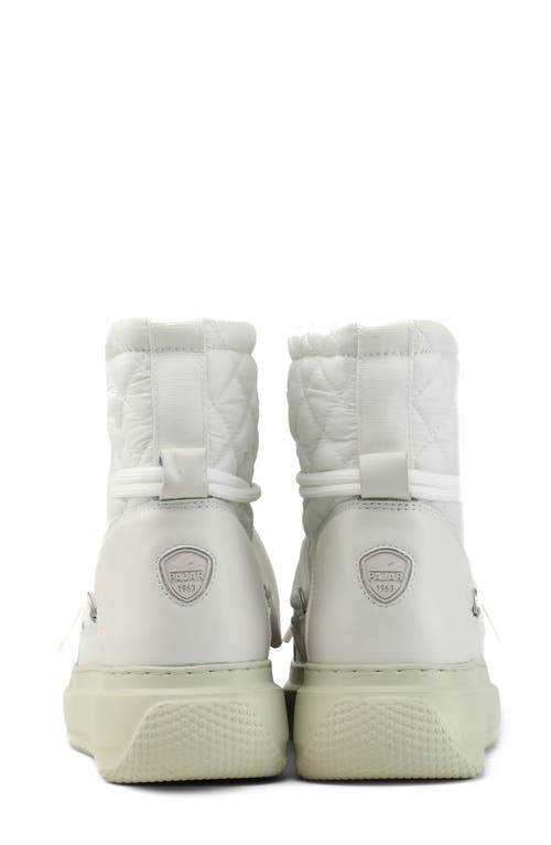 Pajar Gravita Platform Snow Boot In White/ice