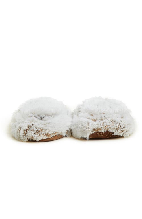 Warmies Marshmallow Plush Slippers In Marshmallow Beige