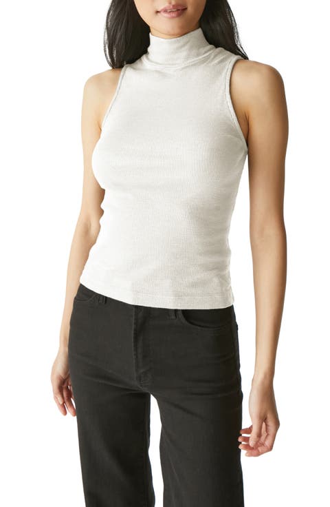 Lino Mock Neck Tank