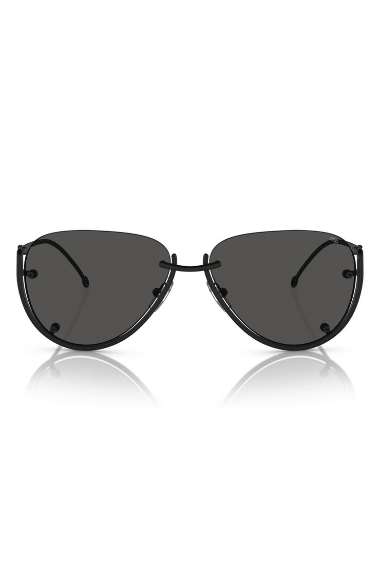 DIESEL<sup>®</sup> 59mm Pilot Sunglasses, Main, color, 