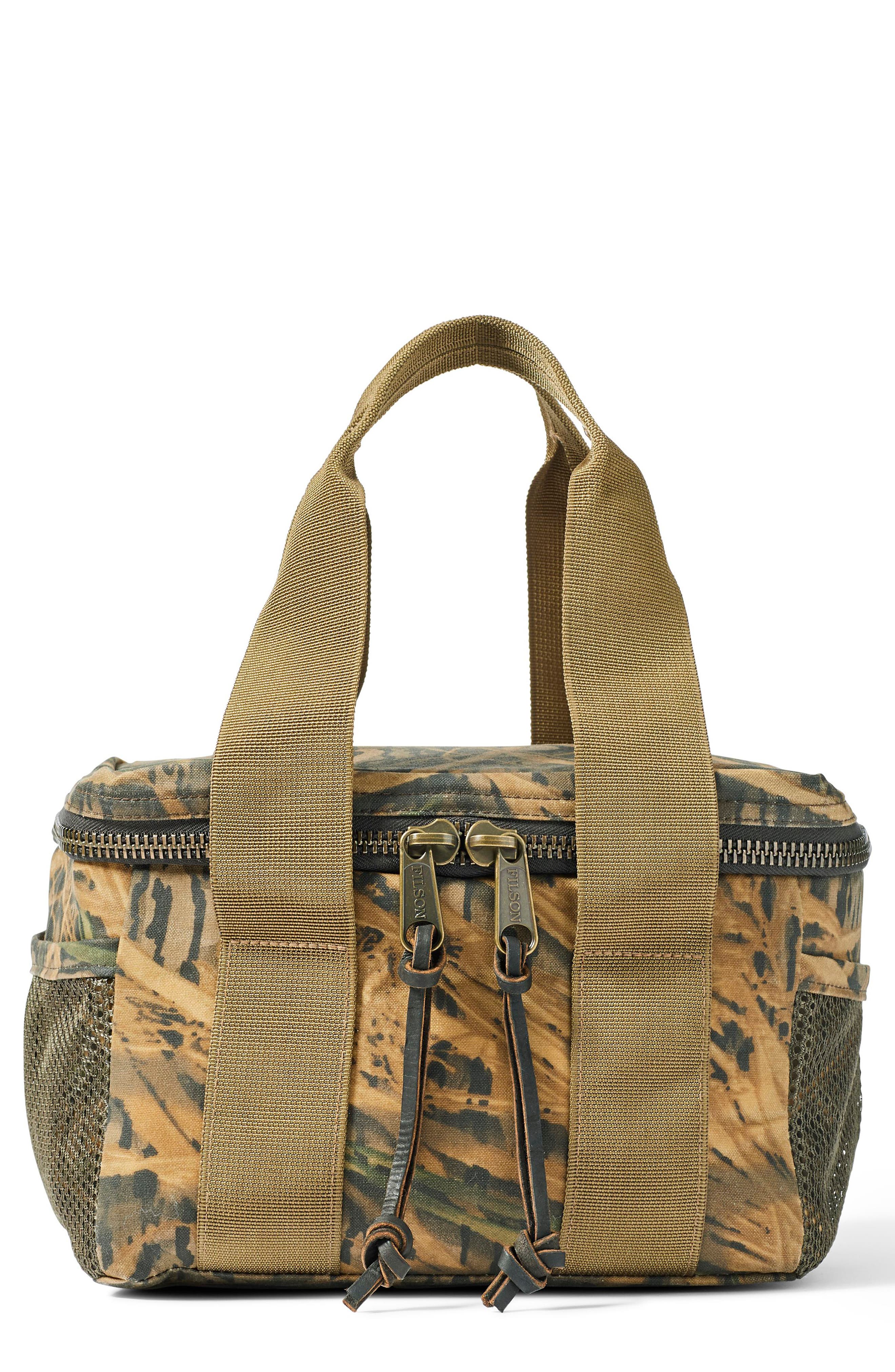 Filson Camo Canvas Lunch Cooler, Main, color, 
