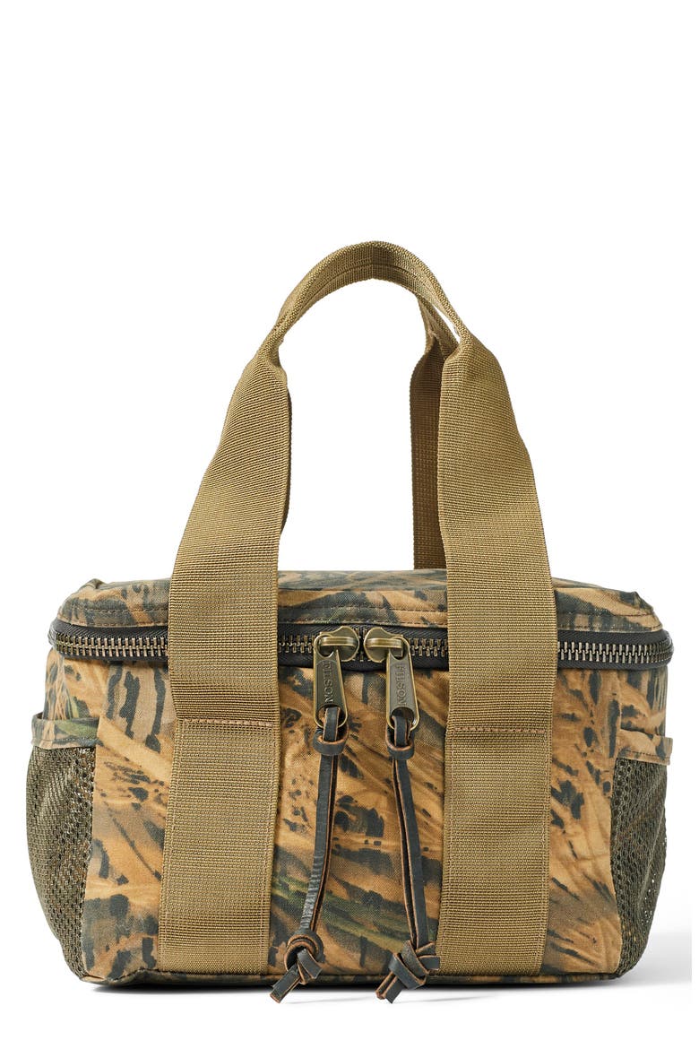 Camo Canvas Lunch Cooler, Main, color, SHADOWGRASS