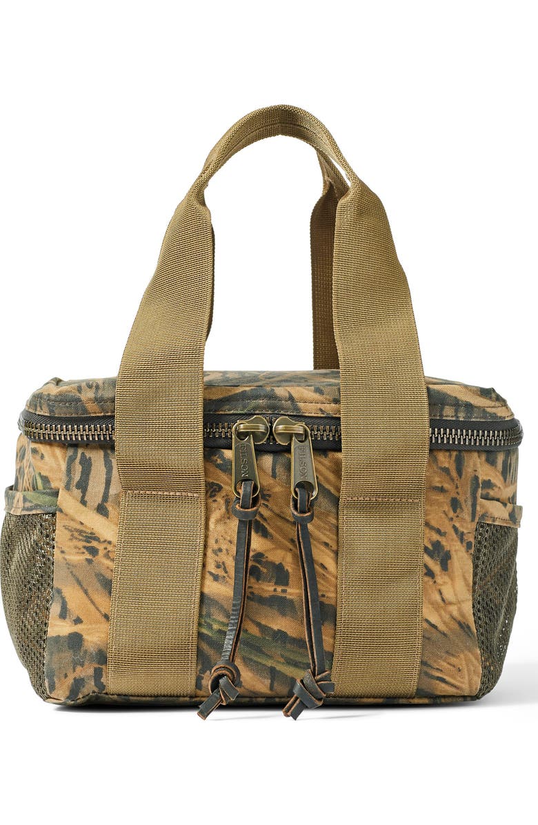 Filson Camo Canvas Lunch Cooler, Main, color,
