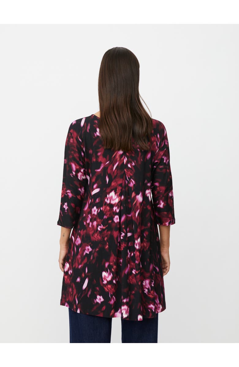 Masai Copenhagen Magertine Floral Swing Tunic, Alternate, color, Tawny Port