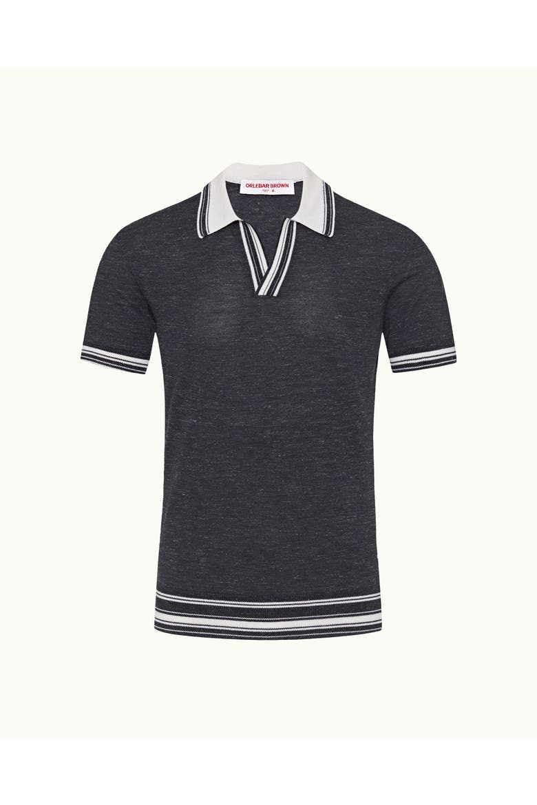 Horton Tipping Tailored-Fit Polo Shirt, Alternate, color, NIGHT IRIS/WHITE SAND