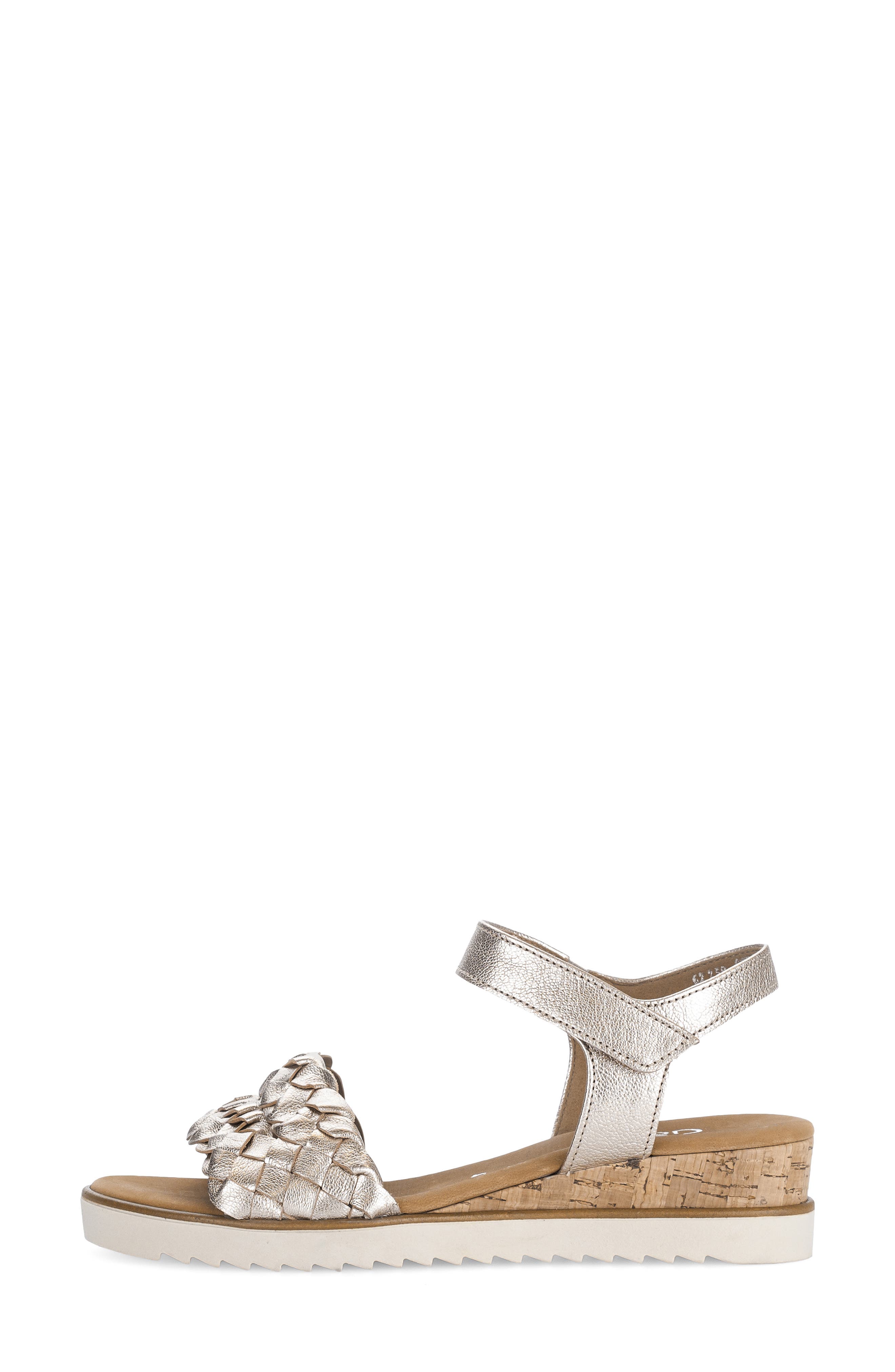 Gabor Ankle Strap Sandal, Alternate, color, Puder