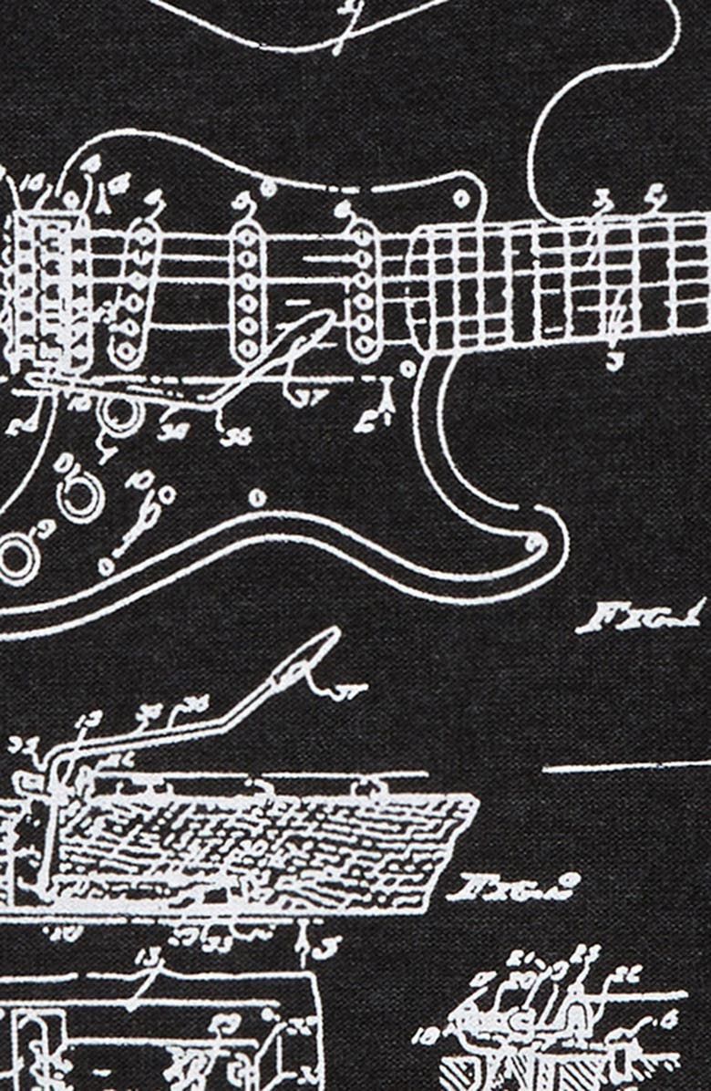 Chaser Guitar Sketch Fleece Sweatshirt, Alternate, color, 