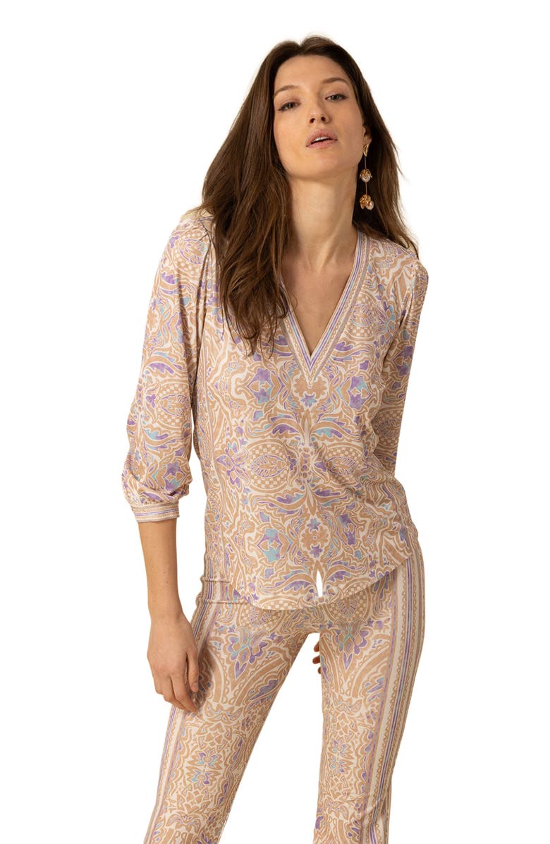 Hale Bob Meredith Jersey Top, Alternate, color,