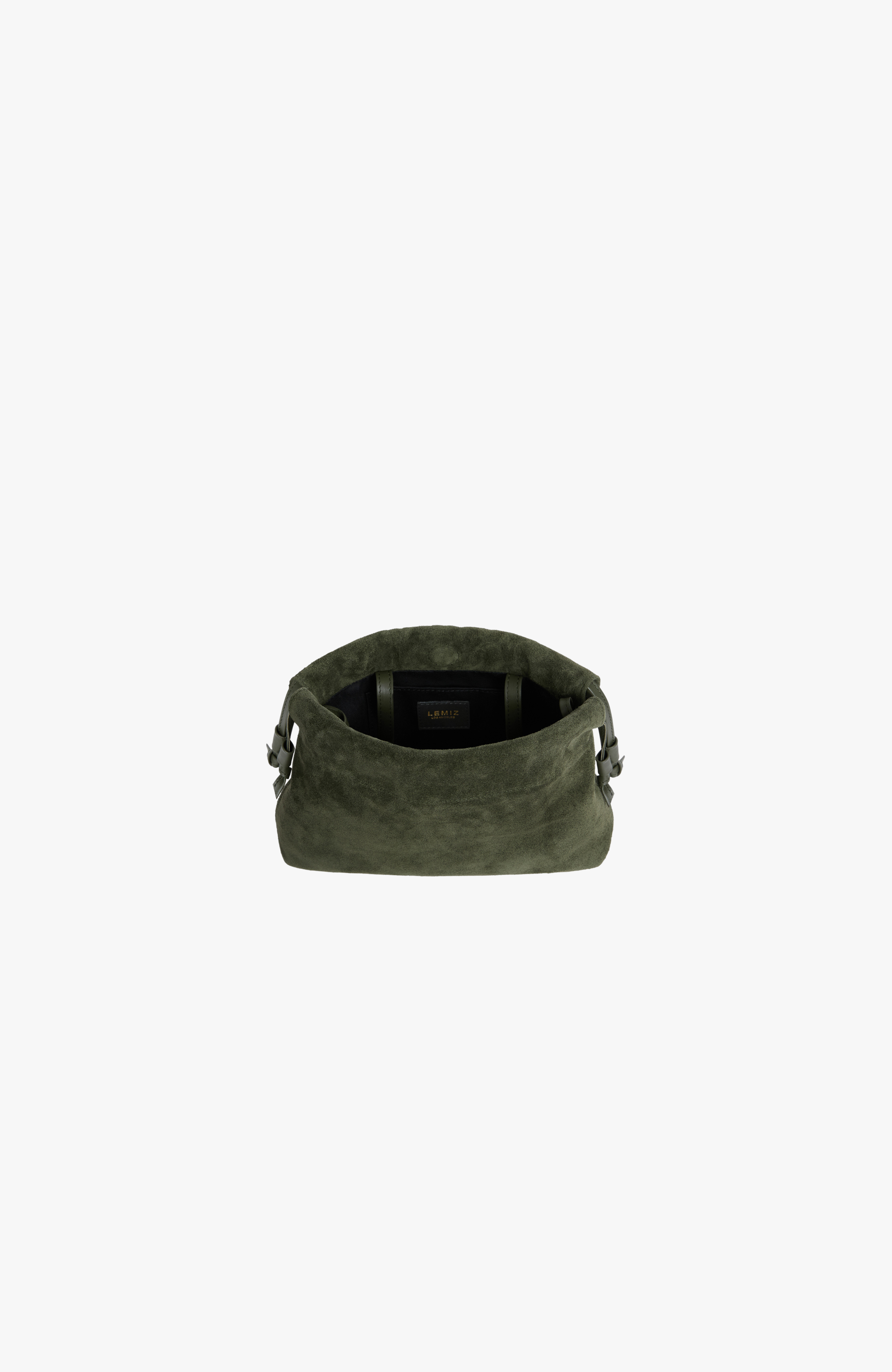 Mini Asisi Convertible Suede Crossbody, Alternate, color, Olive Suede