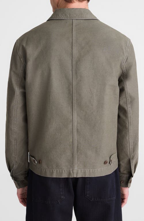 Madewell Reverse Sateen Service Jacket In Surplus