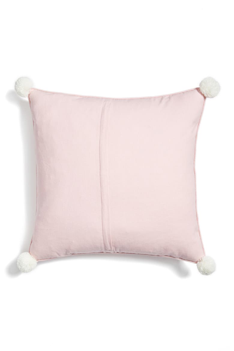 Let It Snow Pillow, Alternate, color, BLUSH