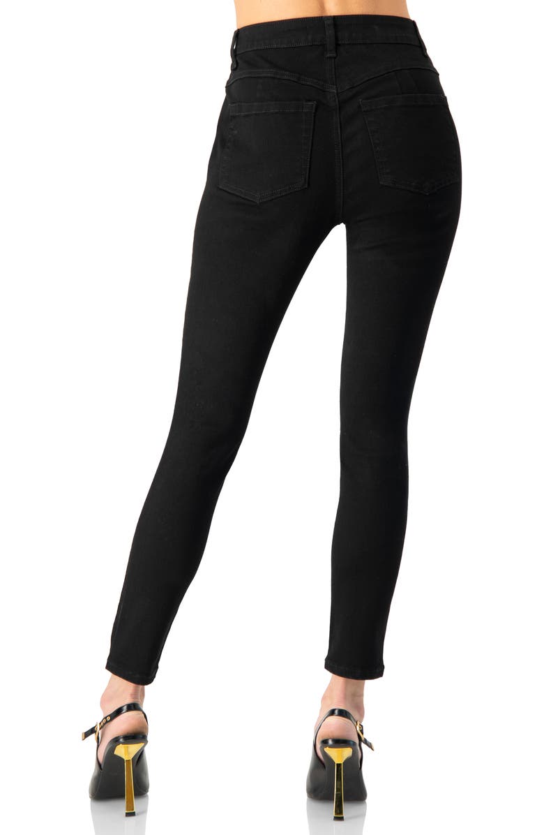 IVONNE Skinny Jeans, Alternate, color, Black