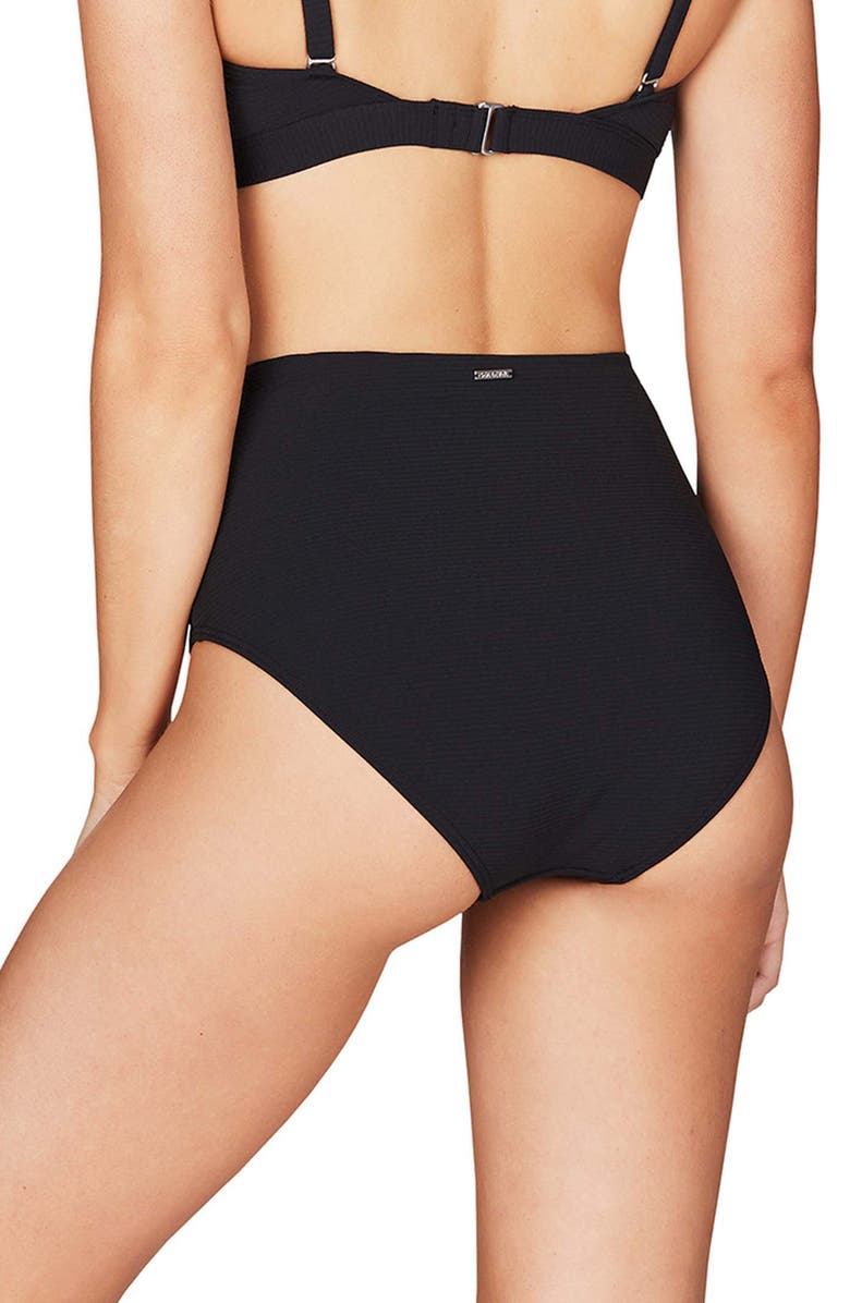 Sea Level High Waist Bikini Bottoms, Alternate, color,