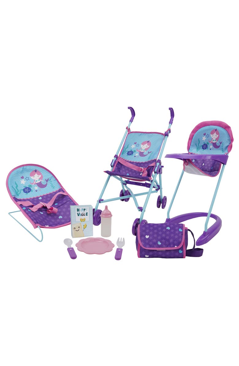 509 Mermaid 9 Piece Set, Main, color, Multicolored