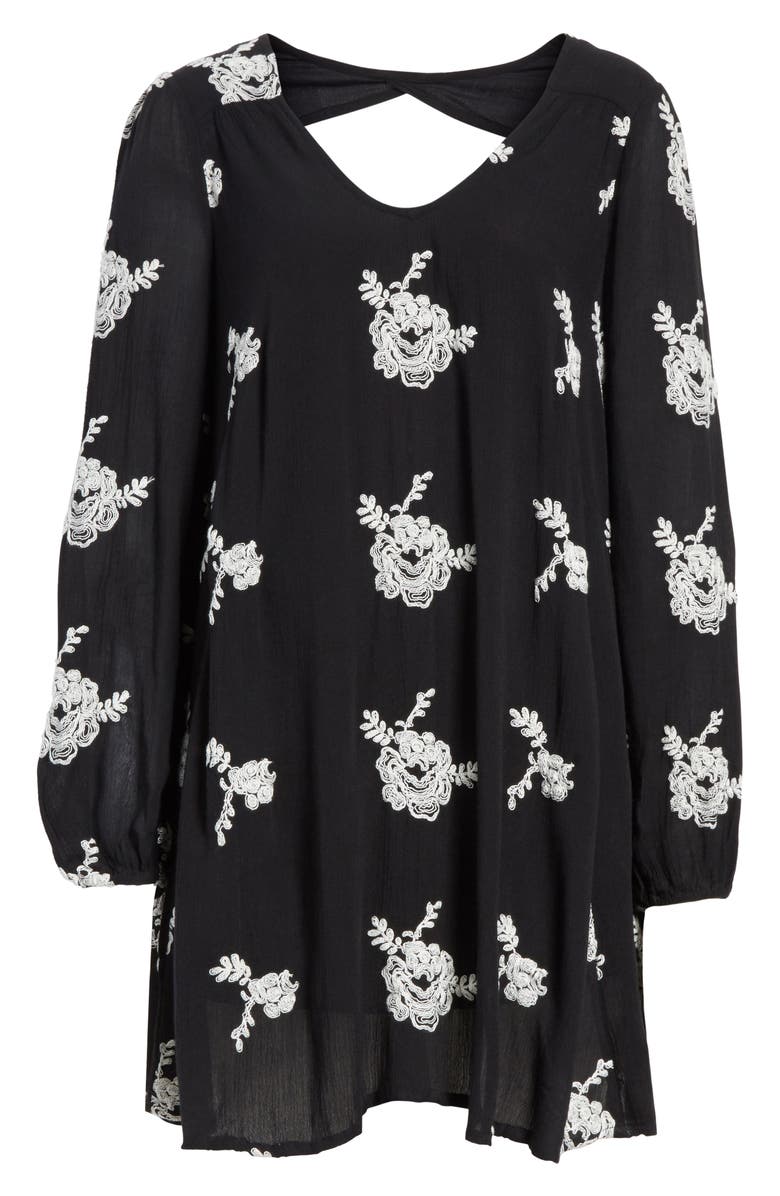 Free People 'Emma's' Embroidered Swing Dress, Alternate, color, 